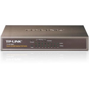 Switch 8 porturi 10/100 - 4 porturi POE, carcasa metalica, TP-LINK TL-SF1008P